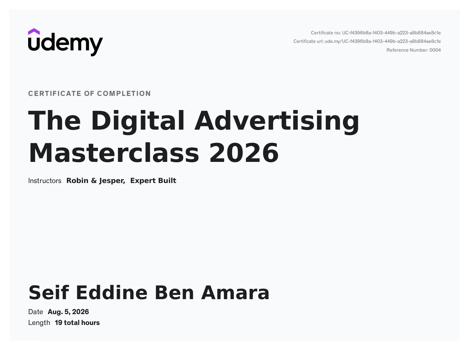 The Digital Advertising Masterclass 2026