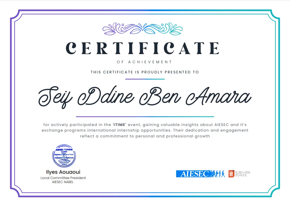 ITIME Event Participation