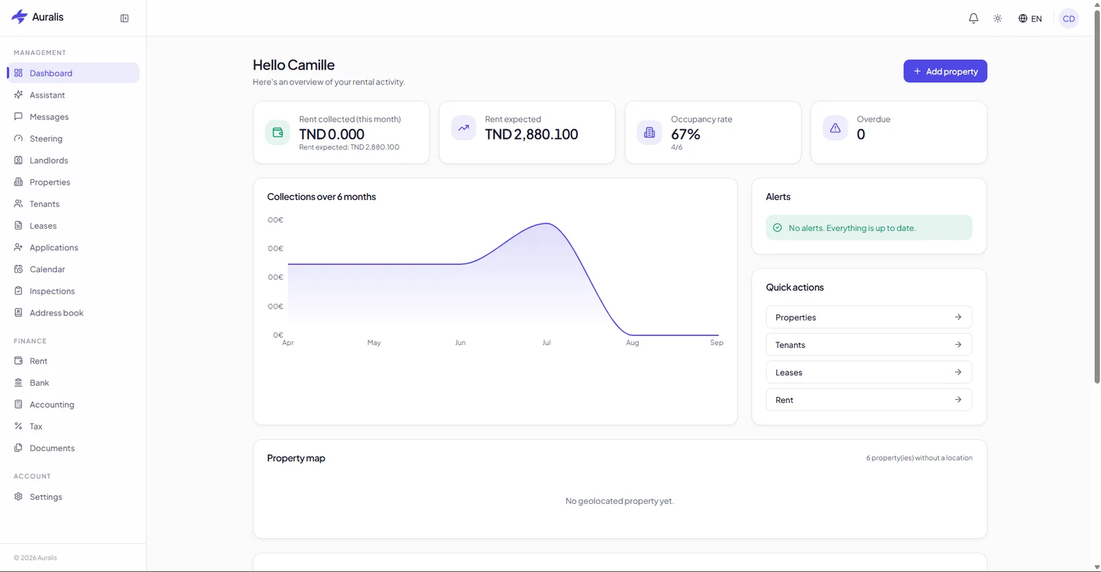 OrcaDeep Immo — Rental Property Management SaaS screenshot 1